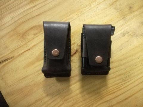 Leather multi-tool pouch