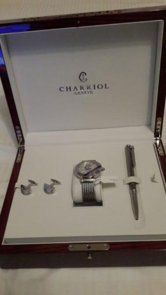 Charriol Alexandre C - Mens Swiss Watch Gift Set for Sale
