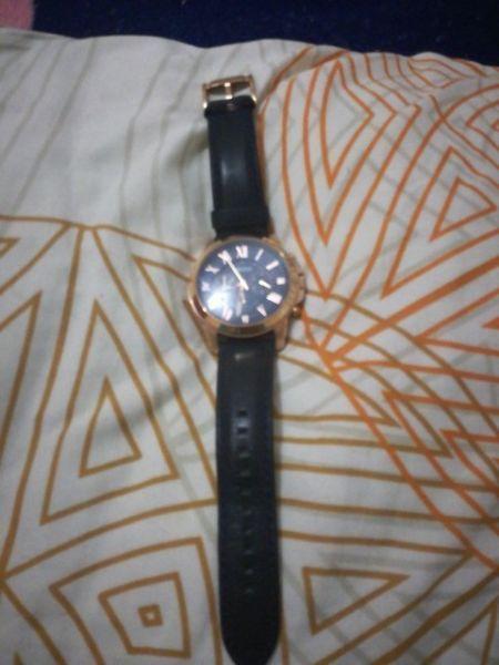 Fossil Grant watch leather strap