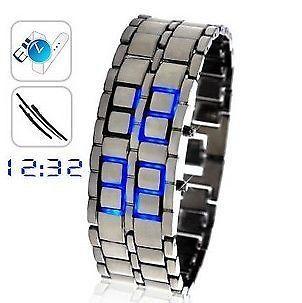 70% OFF! BRAND NEW! FACELESS BLUE LED WATCH