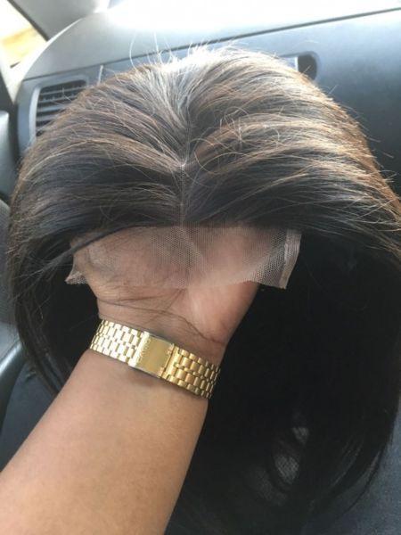 Weaves Wigs Brazilian Mongolian natural hair free closure