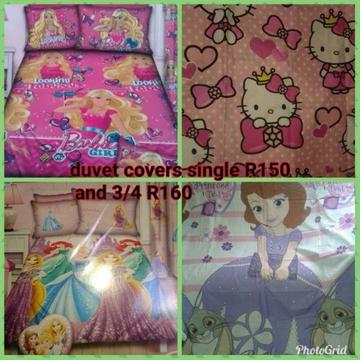 Sale 2 single character duvet covers for R250