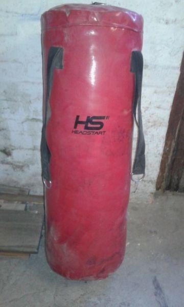 Punching bag with Gloves ( New)