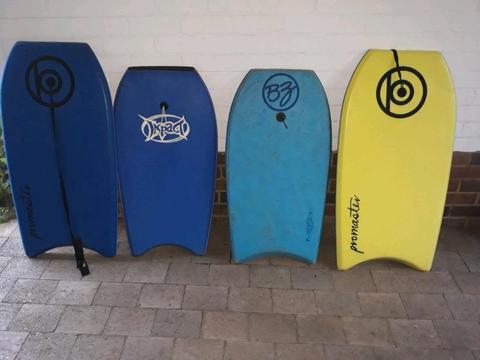 Various boogie boards from R40 to R350. About 20 available
