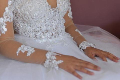 Custom Made A-line Wedding Dress
