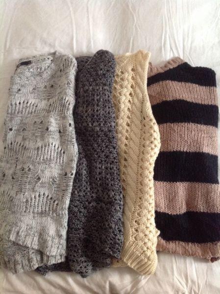 4 Quality knitwear sweaters for only R350