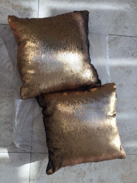 Sequins pillows