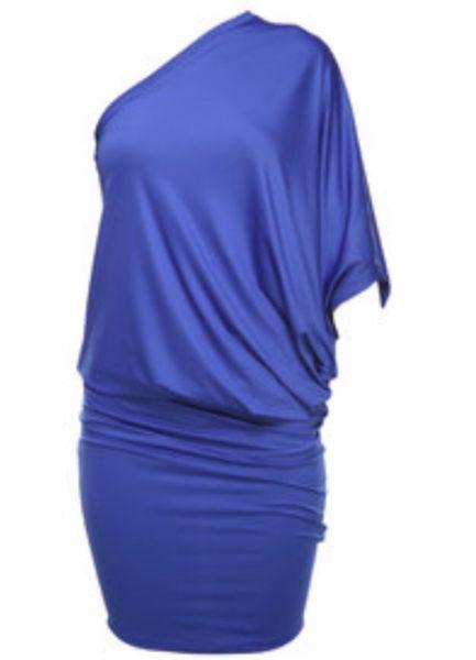 Michelle Ludek Sam Asymmetrical Dress - Cobalt