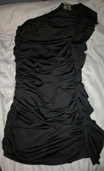 Simple black formal dress for sale