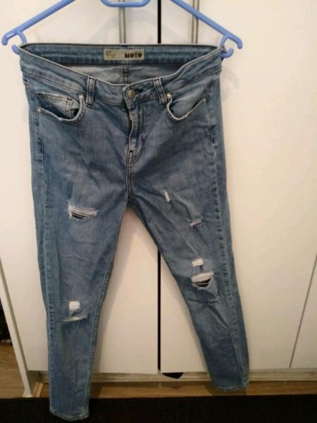 Topshop moto jeans