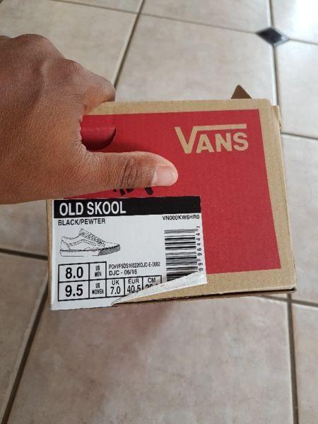Brand new VANS sneakers