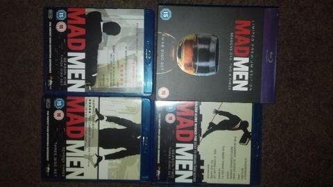 MAD MEN COMPLETE SEASONS 1-3 ON BLU-RAY LIMITED PREMIUM EDITION