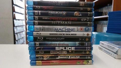 BLU RAYS FOR SALE