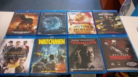 BLU RAY MOVIES FOR SALE