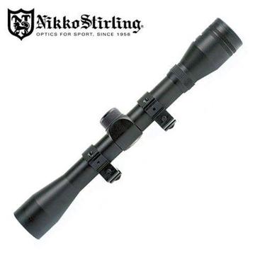 4 X 32 NIKKO STRILING RIFLE SCOPE - HALF MIL DOT - 11mm DOVE TAIL OR 22mm CHANGEABLE