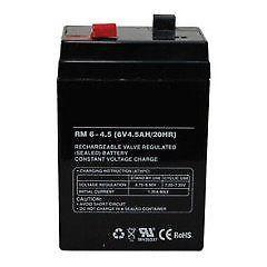 Rechargeable 6V Battery 4.5AH