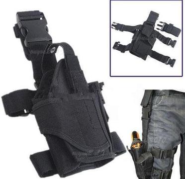 TACTICAL THIGH HOLSTER - ADJUSTABLE FOR WEAPON SIZE -Black AND Cammo Available