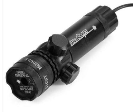 TACTICAL LASER - GREEN DOT LASER - PRESSURE SWITCH - INCLUDES MOUNT FOR RIFLE AND HANDGUN