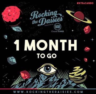 2 rocking the daisies tickets + 1 general camping