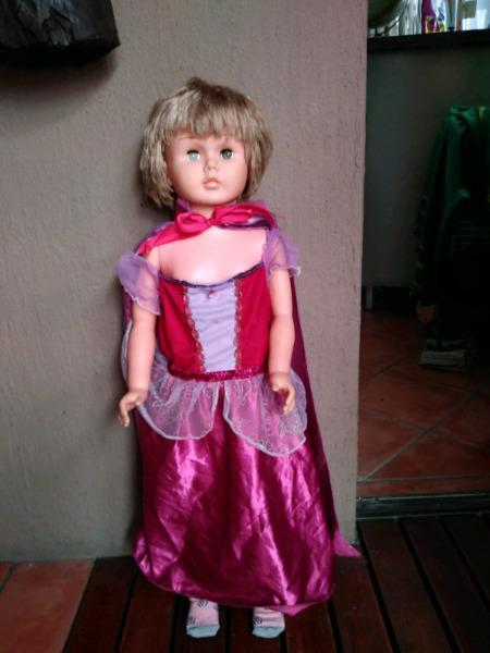 Collectible old walking doll