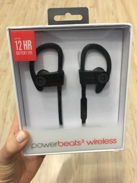 Unopened PowerBeats 3 Earphones