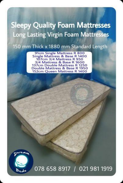 FOAM Mattresses from R800 Bed Sets from R1400 TRUFORM QUALITY MATTRESSES at Great Prices