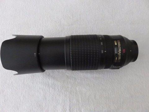 Nikon Lens, AF-S Nikkor 70-300mm 1:4.5-5.6 G ED with VR Active