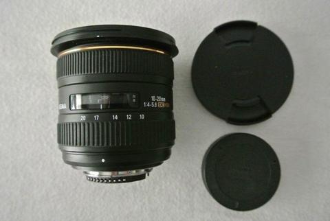 Sigma 10-20mm f/4-5.6 EX DC HSM Lens for Nikon Digital SLR Cameras - WIDE ANGLE