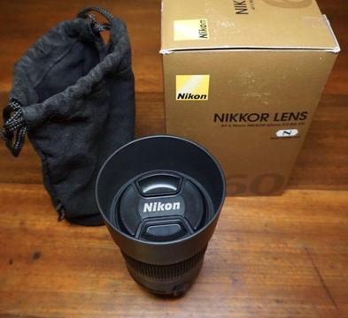 Nikon Nikkor 60mm Micro lens