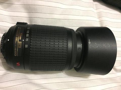 Nikon 55-200mm VR lens
