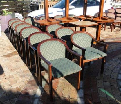 Beautiful Dark wood Reception Room/Dinning Room/Restaurant chairs for-sale at R400 each