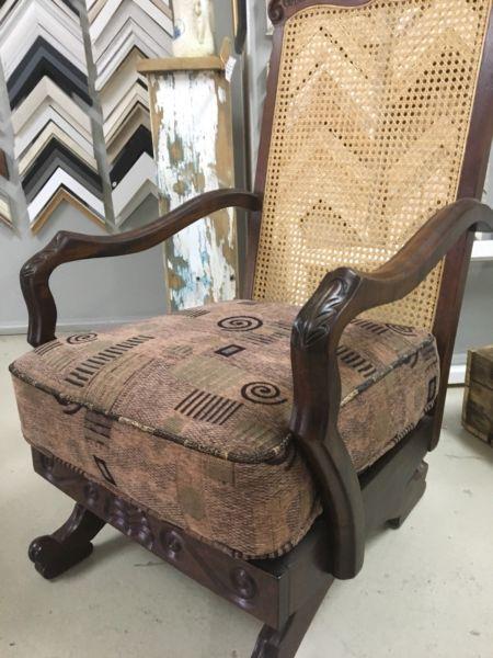 Like new rocking chair. ( restored )