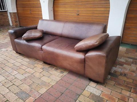 Coricraft 3 Seater Phantom Slope leather Couch 2.3 mtrs AVAILABLE in Panorama Cpt 076466978
