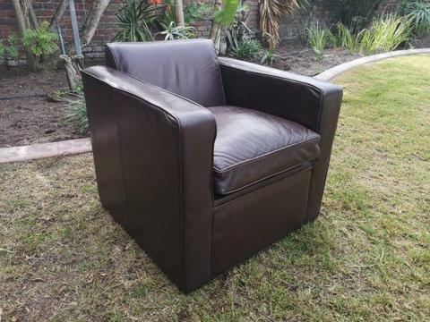 Lovely Leather Arm Chair-Couch AVAILABLE in Panorama Call 076 4669 788