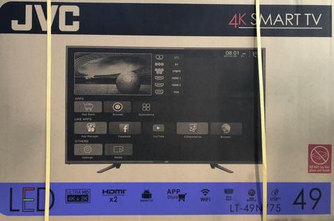 Tv’s Dealer : JVC 49” SMART 4K ULTRA HD LED BRAND NEW