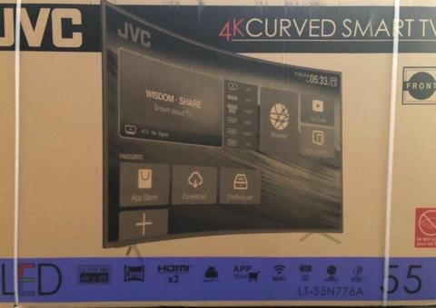Tv’s Dealer : JVC 55” CURVED SMART 4K ULTRA HD LED BRAND NEW