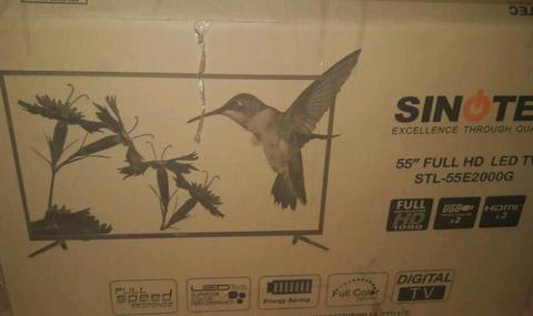 Sinotec 55 Inch Full Hd Led Tv For Sale With Box