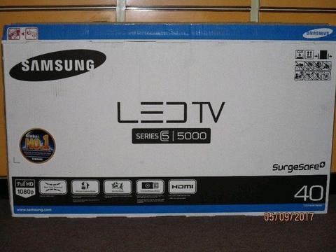 As good as new Samsung series 5000 40' full HD LED TV