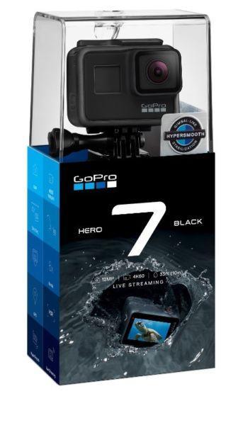 New GoPro Hero7 Black 4K Action Camera with Warranty