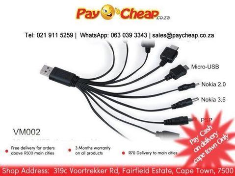 14 in 1 USB Hybrid Charger USB Charger universal multi point charger Nokia Phones, Blackberry, Motor