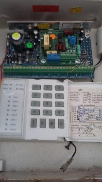 Home Alarm-IDS 805-8 Zone Control panel and keypad -For Sale
