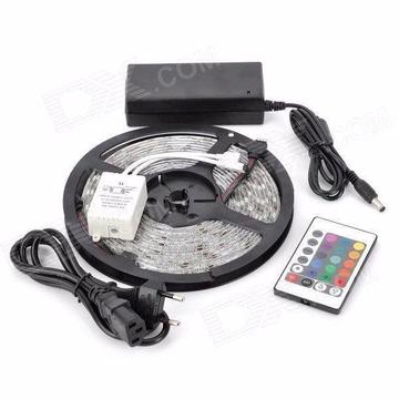 5050RGB 12V 5M IP65 Waterproof 5050 SMD LED RGB Stripe Remote Control powe supply