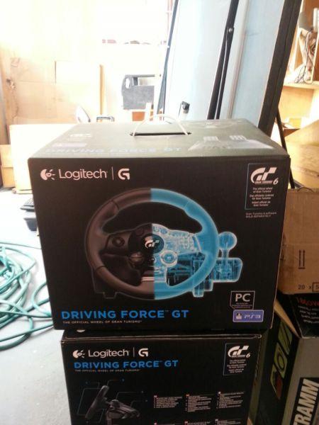 Logitech Driving Force GT Steering + Pedals