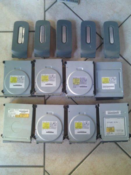 Xbox 360 hard drives and DVD roms