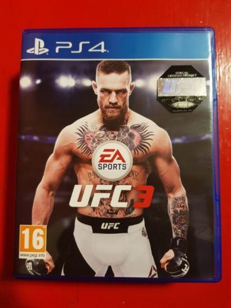 FIFA, FIFA 17, FIFA 18, UFC, UFC 3 for PlayStation (PS4)