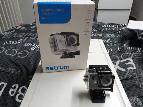 Astrum SC170 Sports/Action Camera with all Attachments and Accessories