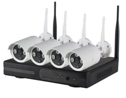 4CH 720P Wireless NVR Kit P2P HD Indoor Outdoor IR Night Vision Home Security