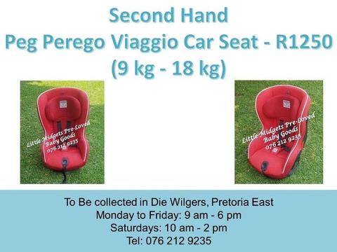 Second Hand Peg Perego Viaggio Car Seat (9 kg - 18 kg)