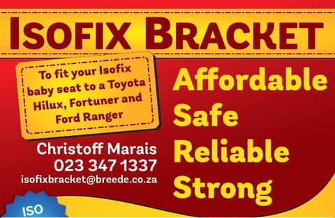 Isofix points for Toyota Hilux / Fortuner and Ford Ranger