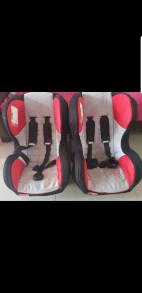 2 x Used Fischer Price car seats